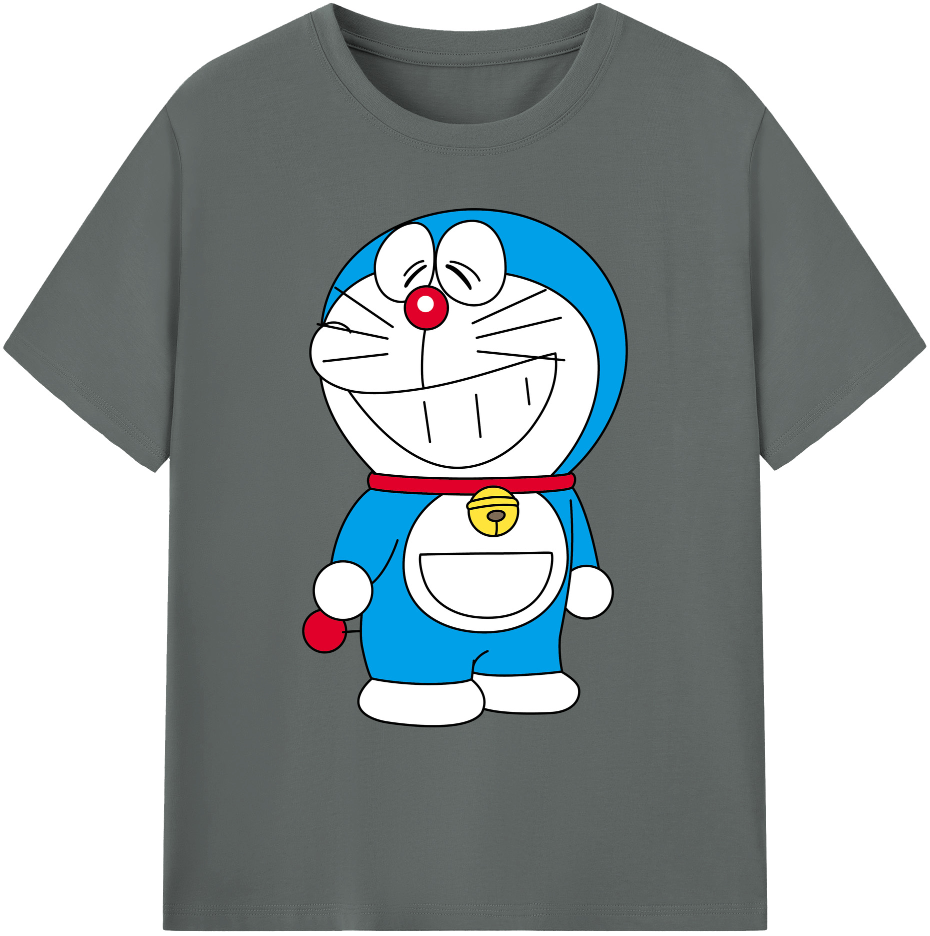（画像用） ドラえもん Doraemon 綿100％ メンズ半袖Tシャツ｜肌触りやわらか＆通気性